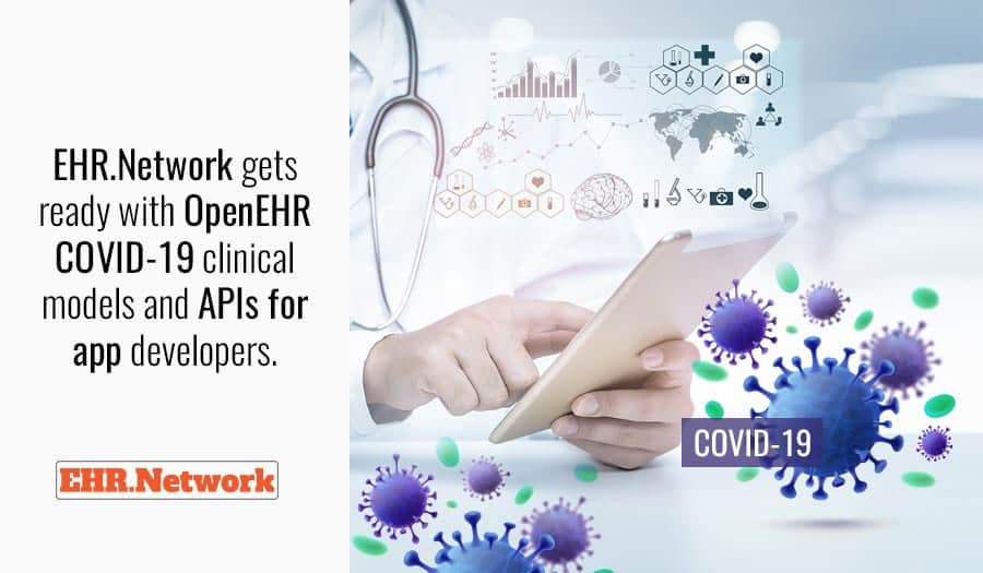 EHR.Network gets ready with OpenEHR COVID-19 clinical models and APIs for app developers.