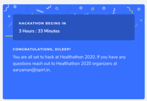 Healthelife team selected for the Healthathon 2020
