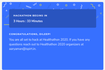Healthelife team selected for the Healthathon 2020