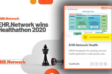 Healthathon 2020 - team Healthelife wins with our NDHM bridge on EHR.Network
