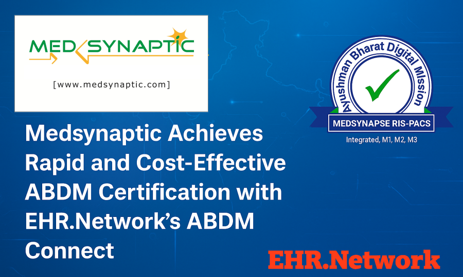 Medsynaptic Achieves ABDM Certification with EHR.Network | Case Study