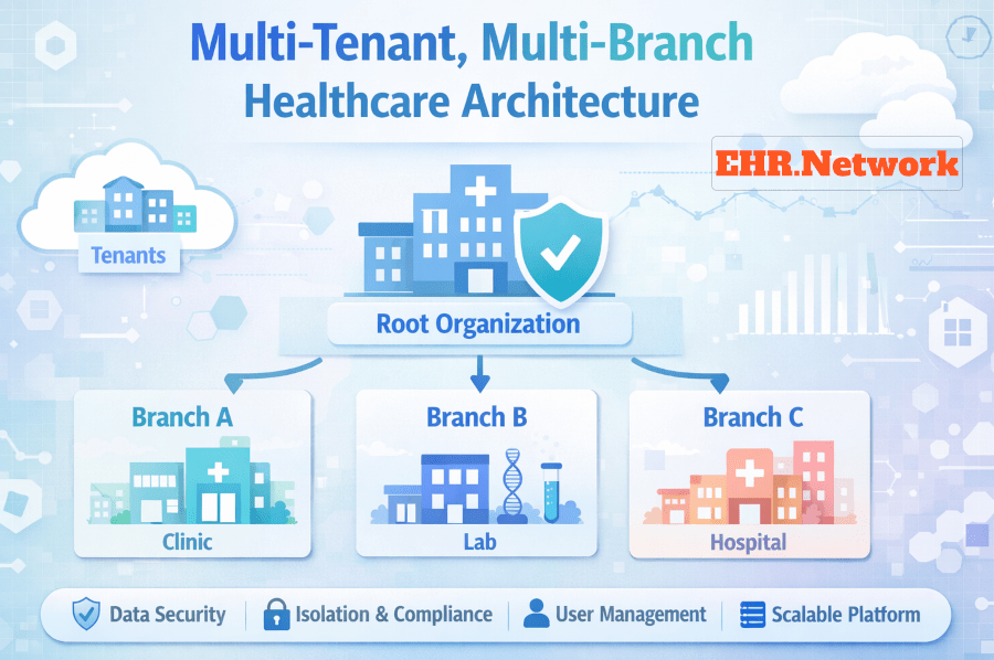 How EHR.Network Powers Multi-Tenant, Multi-Branch Healthcare Platforms