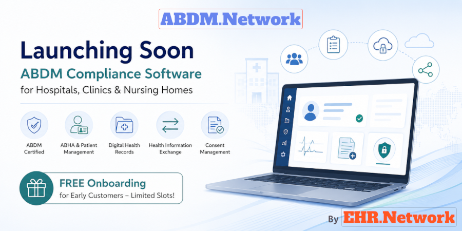 ABDM.Network SaaS Launch | Certified ABDM Compliance Software for Hospitals