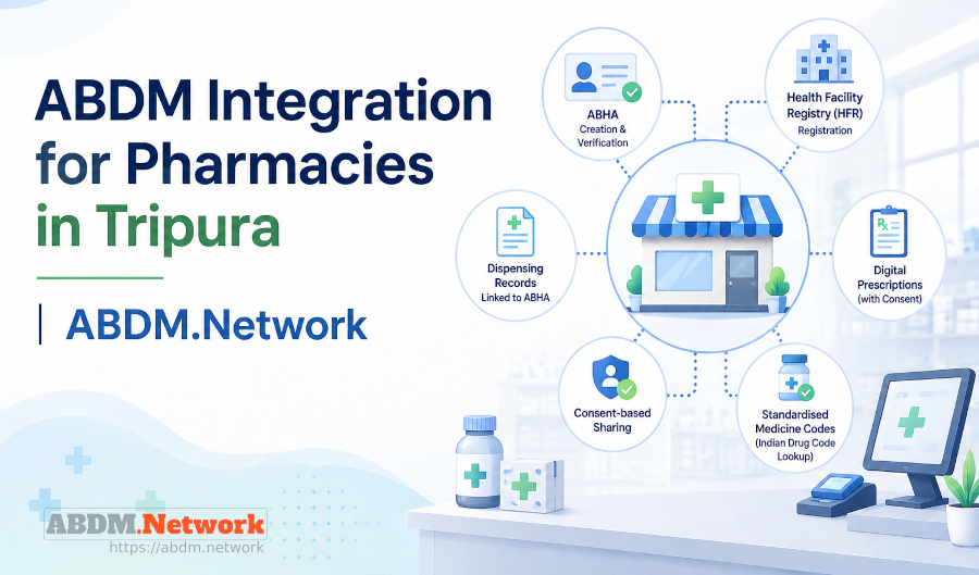 ABDM Integration for Pharmacies in Tripura | ABDM.Network